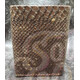 Trifold Snake Embossed Leather Wallet