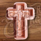 He Is Risen Cross Cookie Cutter & Stamp