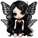 Gothic Chibi Girl Stickers